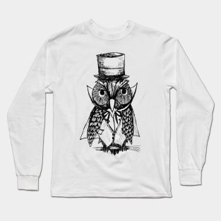 Doodle Owl #2 Long Sleeve T-Shirt